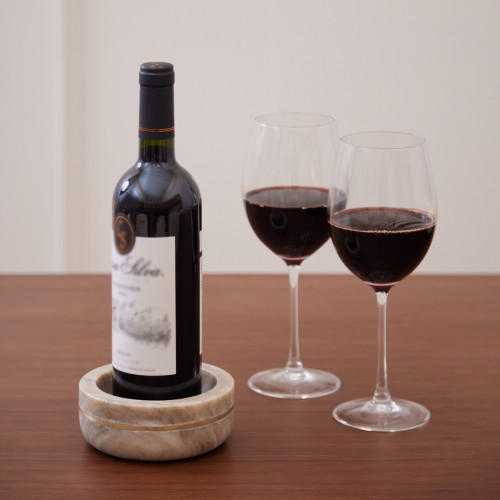 Bourbon Marble Wine Holder