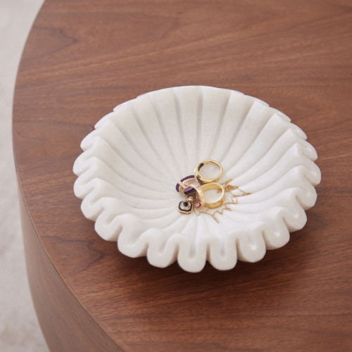 Miranda Spiral Marble Bowl