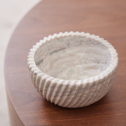 Miranda Spiral Marble Bowl