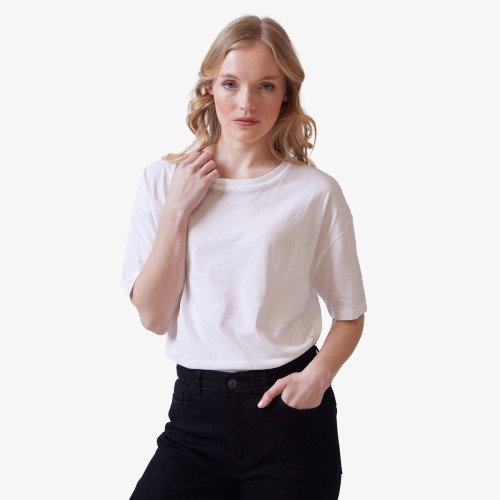 Cotton Crewneck T-Shirt