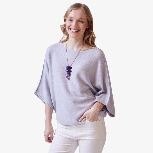 Soft Batwing Knit Top