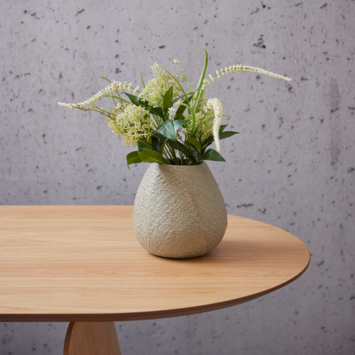 Walter Textured Vase In Soft Sage