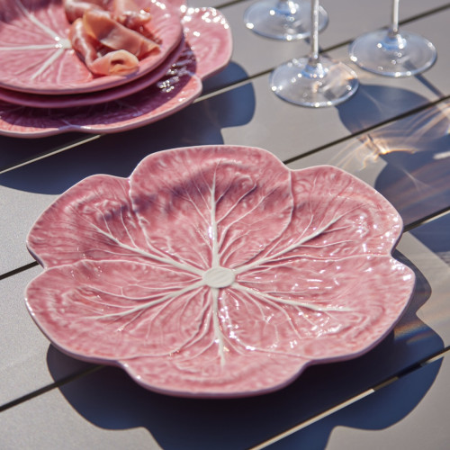 Cabbage Pink Plate - 26cm