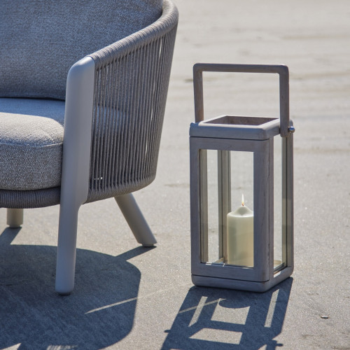 Tular Teak Lantern - Medium