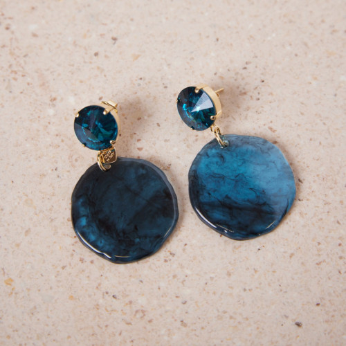 Victoria Disc Earrings