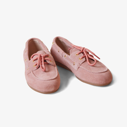 Suede Boat Loafer 