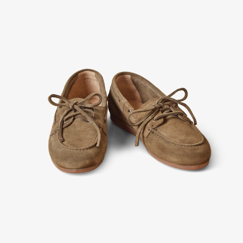 Suede Boat Loafer 