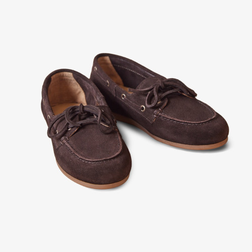 Suede Boat Loafer 