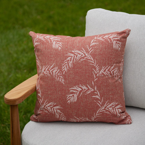 Terracotta Leaf Outdoor Cushion