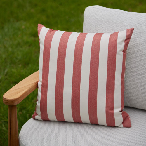 Terracotta Stripe Outdoor Cushion