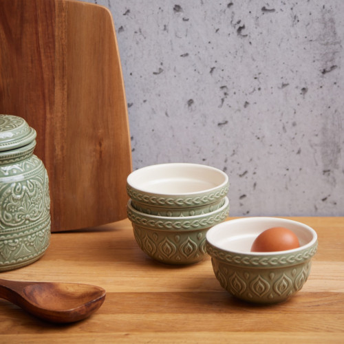 Bakers Bowl Olive Green - Set of 3         