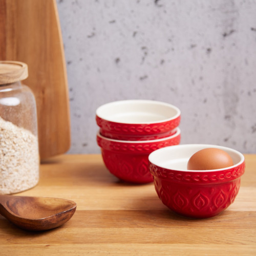 Bakers Bowl Red - Set of 3         