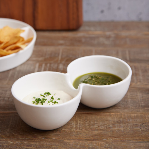 2 Section Dip Dish