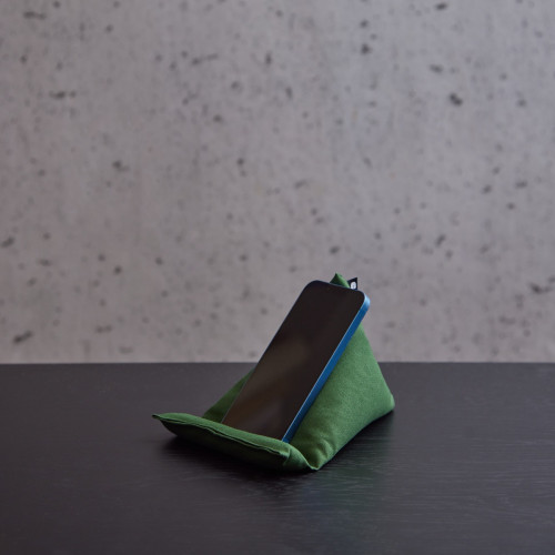 Crib Soft Phone Stand - Dark Green