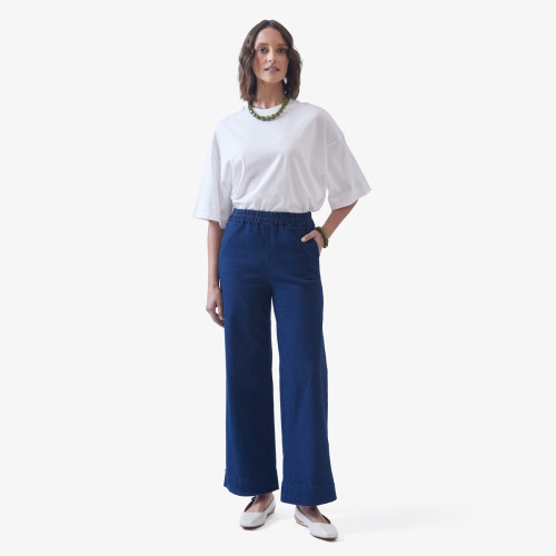Crop Denim Trouser