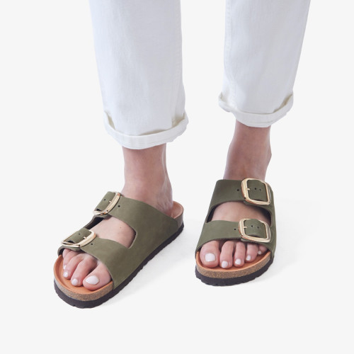 Double Buckle Sandals