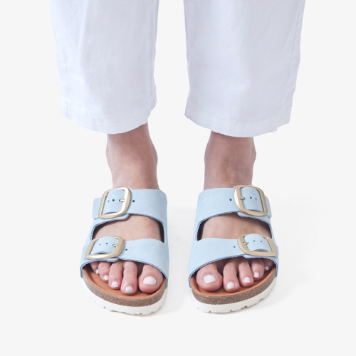 Double Buckle Sandals