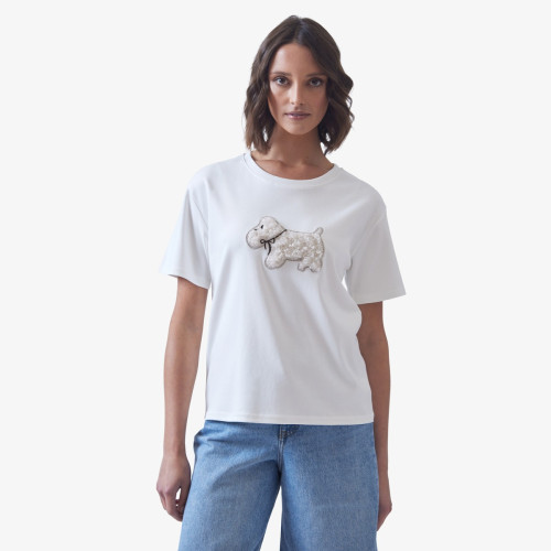Dog Motif Tee