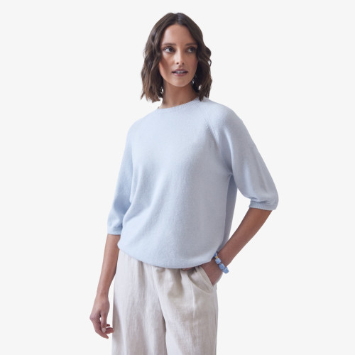 Short Sleeve Round Neck Top
