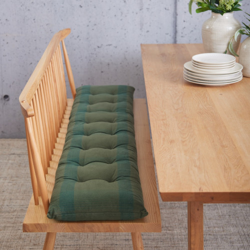 Green Check Bench Pad Collection