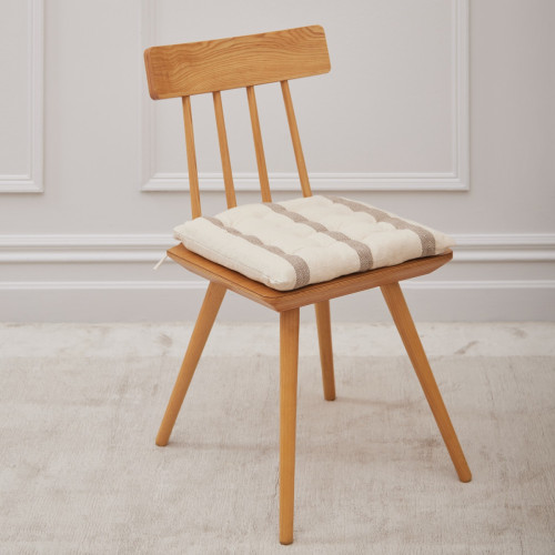 Natural Stripe Seat Pad