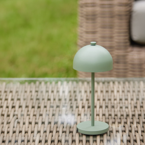 Green Mushroom LED Lamp