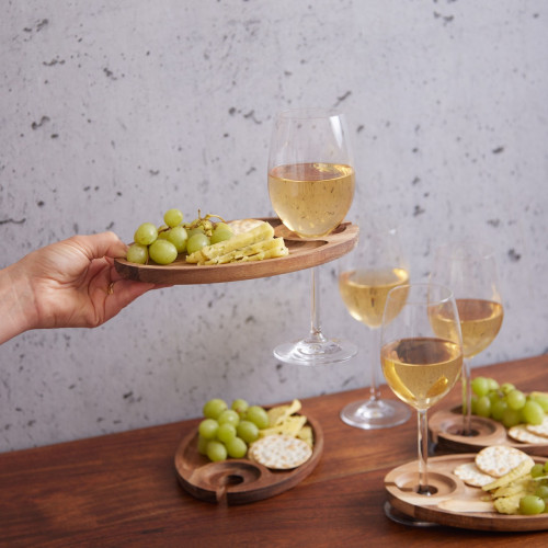 Wine Appetiser Plates - Set of 4