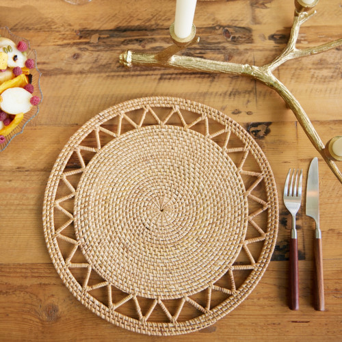 Round Rattan Placemat