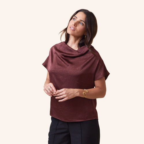 Sandra Satin Top