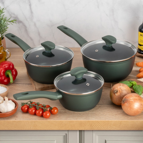Prestige Earth Friendly Saucepan Set - 3 piece