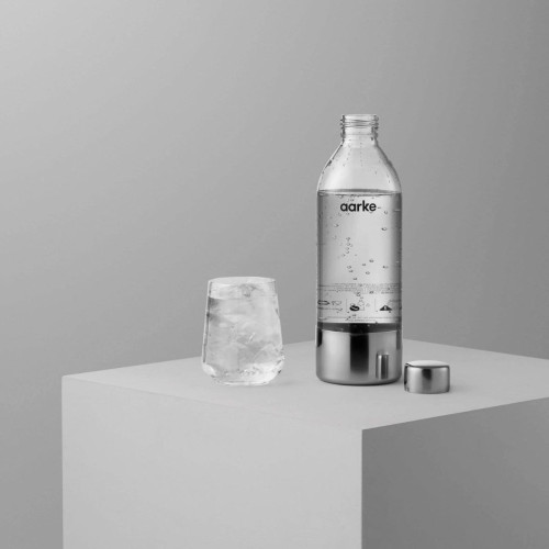 Aarke Carbonator Reusable PET & Polished Steel Water Bottle