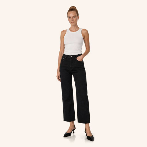 Abigale High Rise Crop Jeans