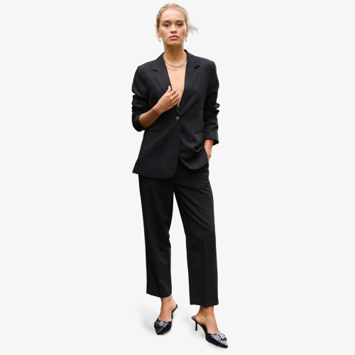 Sakura High Waist Cropped Trousers