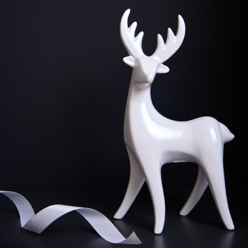 White Deer Ornament