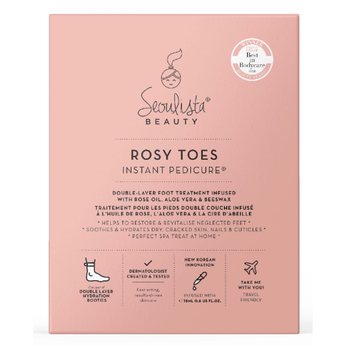 Seoulista Beauty Rosy Toes Instant Pedicure
