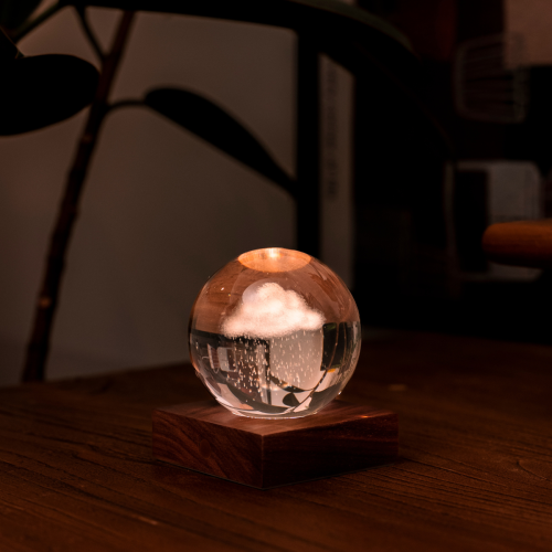  Amber Crystal Light Raincloud