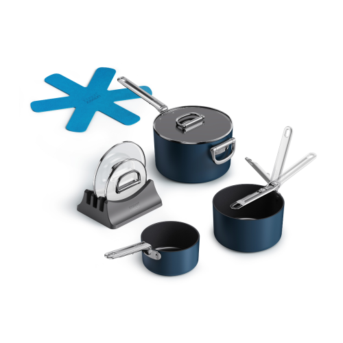 space 3-piece non-stick saucepan set 