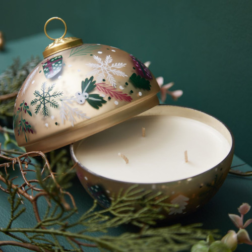 Cedar Wood Bauble Candle