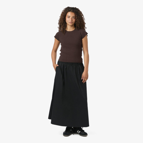Yara Poplin Skirt - Black