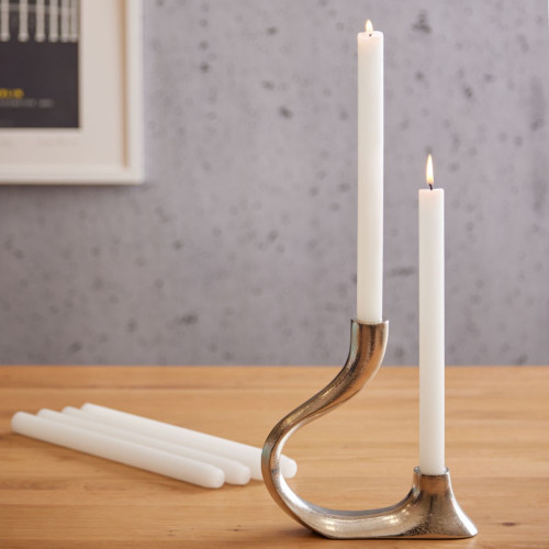 bliss white dinner candles in a set of 6 