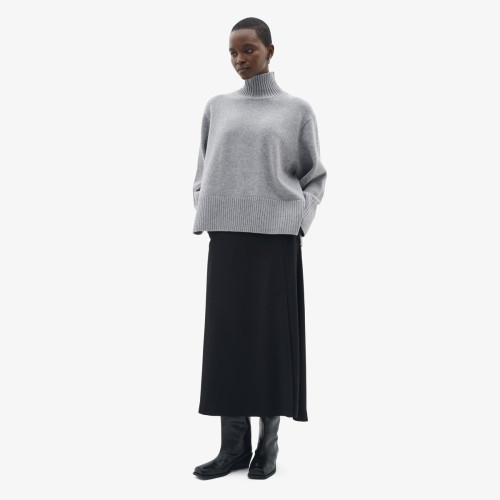 Geal High Neck Lambswool Sweater
