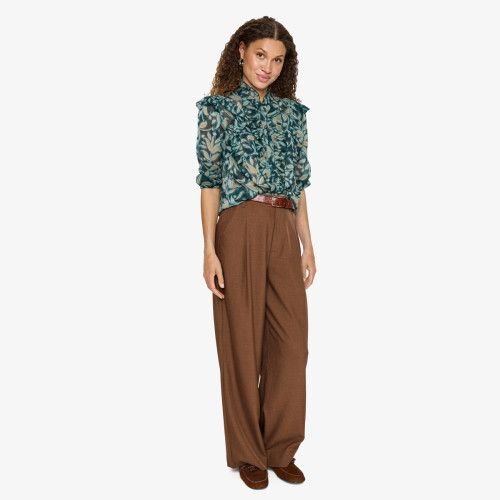 Lijia Crinkle Sleeve Blouse