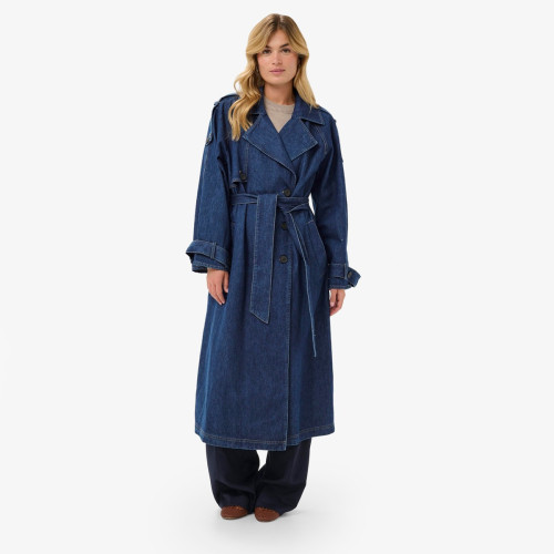Denim Trench Coat