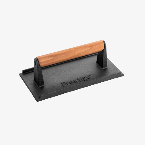 Cast Iron Burger Grill Press