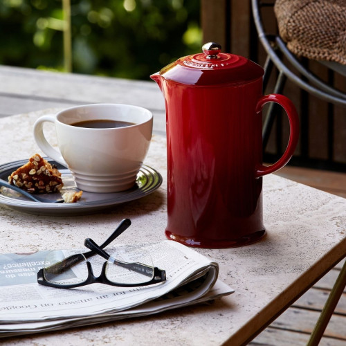 Le Creuset Coffee Pot & Press - Cerise