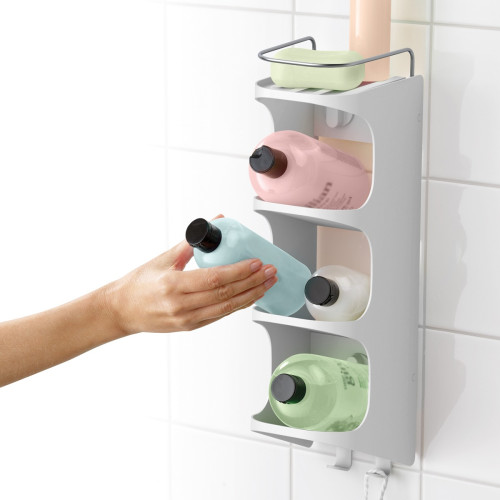 Capsule 4-Tier Shower Shelf White