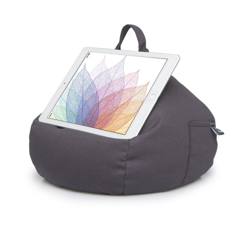 tablet bean bag stand in grey 