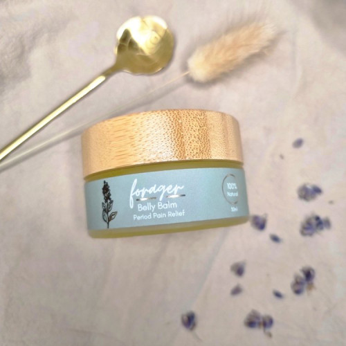 belly balm made from magnesium and essential oils for period pain relief