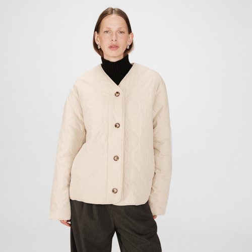 Shania Quilted Jacket - Beige