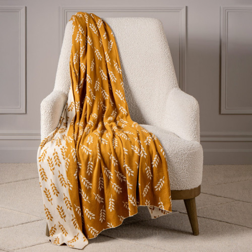 Mustard Leaf Throw 